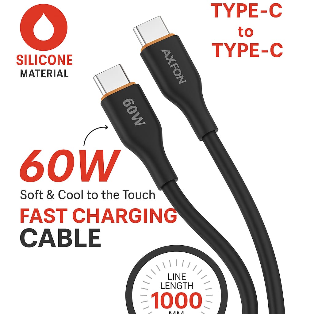 Câble type-c charge rapide Axfon 60W